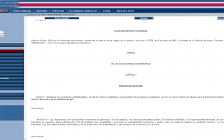 El Instituto Nacional de Fomento Cooperativo (INFOCOOP) inició en agosto del año pasado un trabajo de discusión y análisis para elaborar una propuesta de Reglamento para la Ley de Asociaciones Cooperativas N° 4179, específicamente para el título I de la Ley, el cual está vinculado con la naturaleza jurídica y quehacer diario de dichas organizaciones como instrumentos de desarrollo, progresividad y mejor reparto de la riqueza en las diversas poblaciones y zonas en Costa Rica.