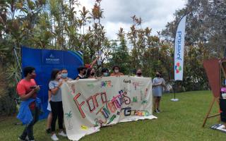 60 personas jóvenes líderes de agrupaciones sociales de Cartago, Santa Cruz, Aguas Zarcas, Heredia y Garabito participaron en el Encuentro de Foros de Juventudes de los Centros Cívicos por la Paz, organizado por el Consejo de la Persona Joven (CPJ), COOPEANDE R.L. e INFOCOOP.